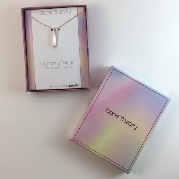 Stone Theory Mother of Pearl Necklace - Picture 2 of 8